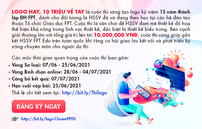 anh 4 bai 4 thiet ke logo 15 nam FPTU