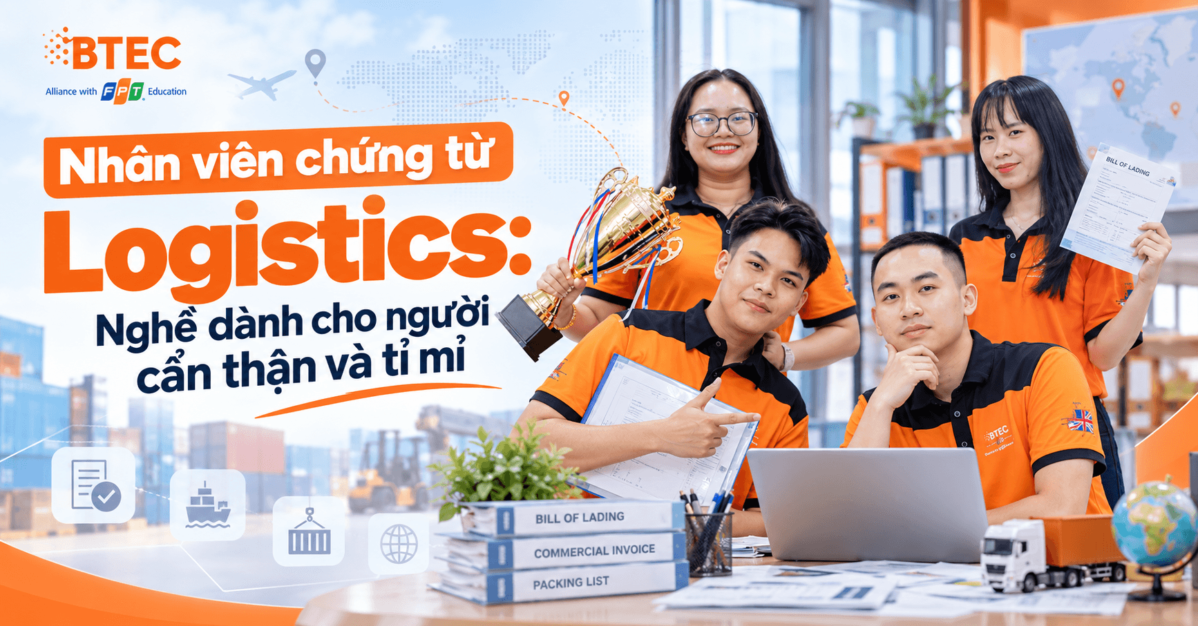 Nhân viên chứng từ Logistics: Nghề dành cho người cẩn thận và tỉ mỉ