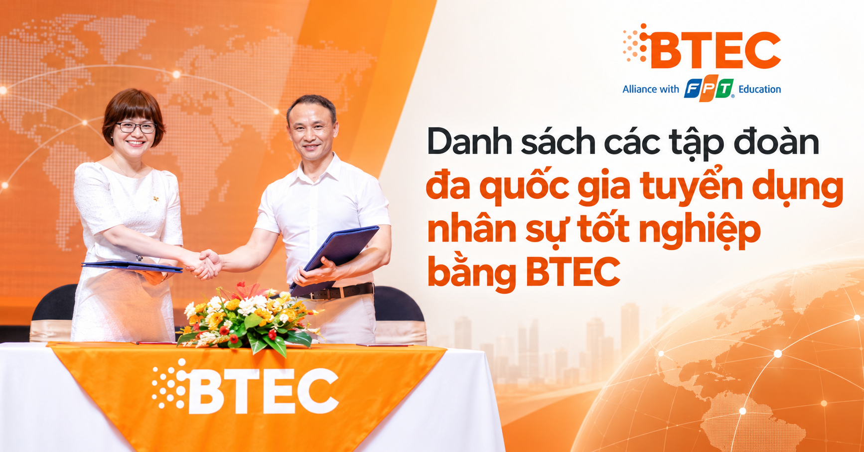 Danh sách các tập đoàn đa quốc gia tuyển dụng nhân sự tốt nghiệp bằng BTEC