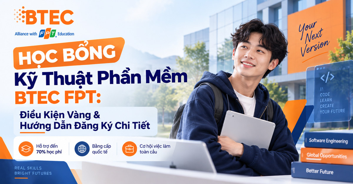 Học bổng Kỹ thuật phần mềm BTEC FPT