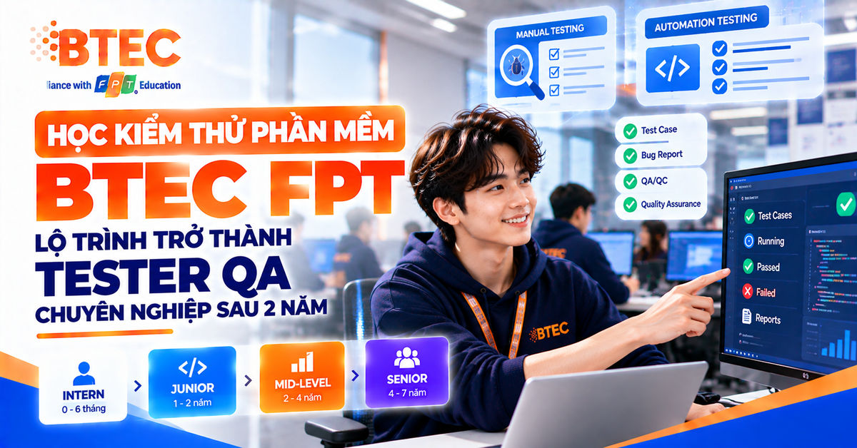 Học Kiểm thử phần mềm BTEC FPT