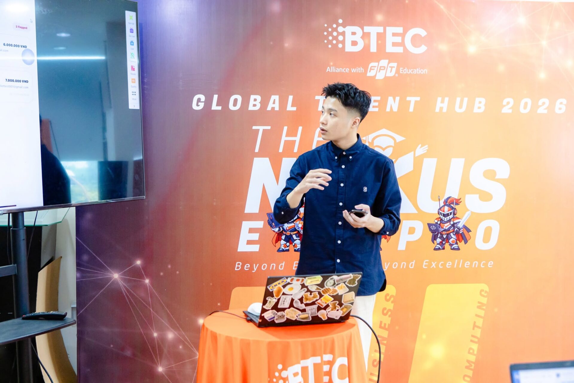 Sinh viên Kỹ thuật phần mềm BTEC FPT thực hành phát triển hệ thống bảo mật Sinh viên Kỹ thuật phần mềm BTEC FPT phát triển và vận hành các hệ thống bảo mật thực chiến, qua đó rèn luyện năng lực lập trình, kiểm thử và xử lý bài toán công nghệ thực tế.