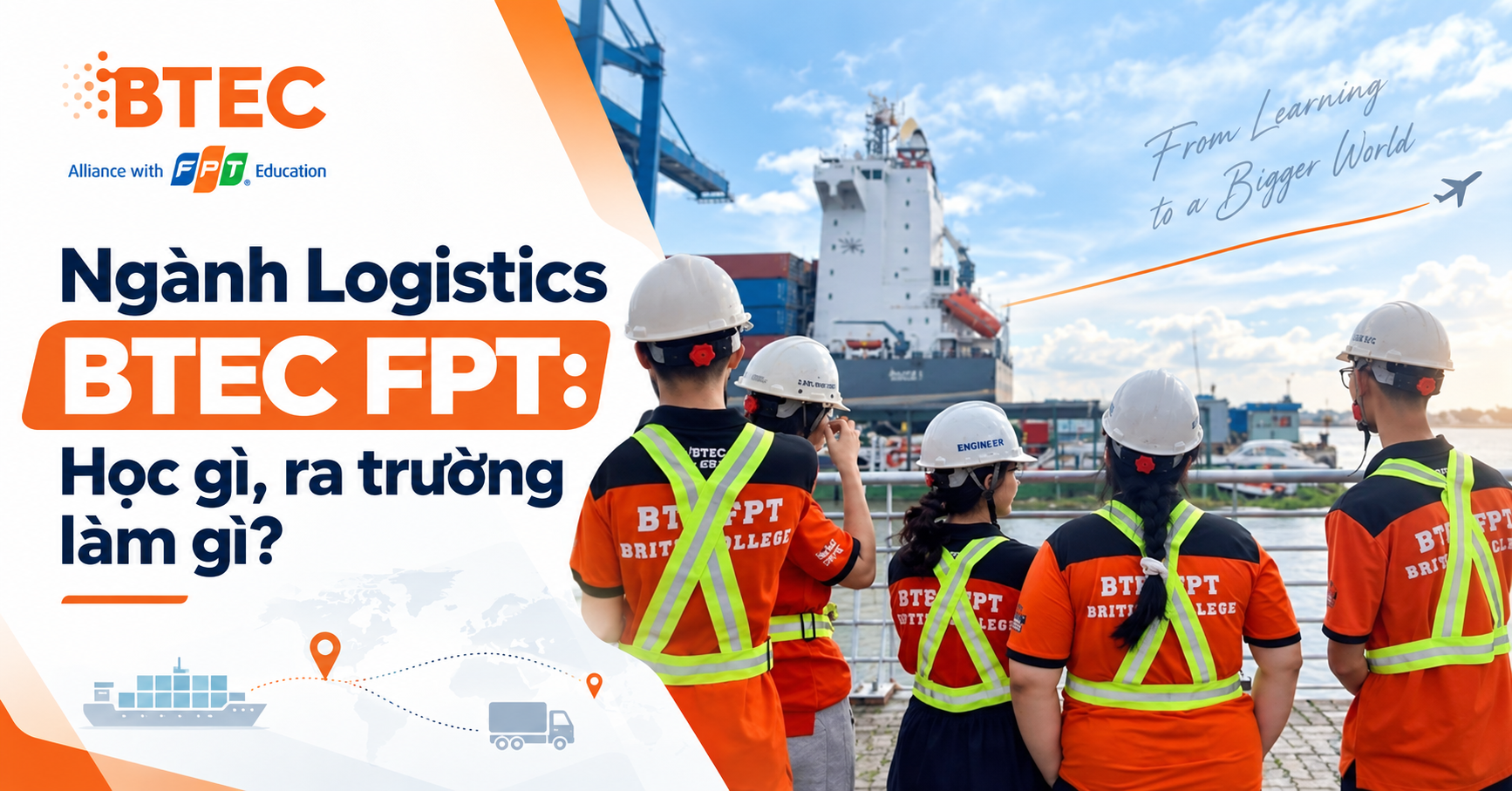 Ngành Logistics BTEC FPT: Học gì, ra trường làm gì?