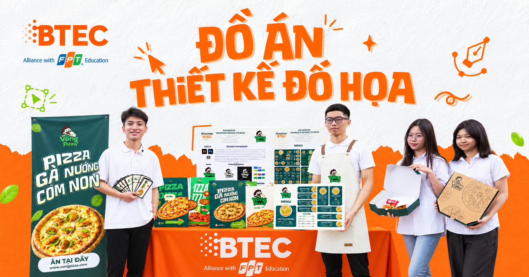 Sinh viên Thiết kế Đồ họa BTEC FPT bảo vệ đồ án tốt nghiệp và hoàn thiện portfolio nghề nghiệp Sinh viên Thiết kế Đồ họa BTEC FPT bảo vệ đồ án tốt nghiệp, thể hiện tư duy sáng tạo, khả năng phát triển concept và trình bày sản phẩm – những năng lực quan trọng khi xây dựng portfolio và ứng tuyển vào môi trường thiết kế quốc tế.