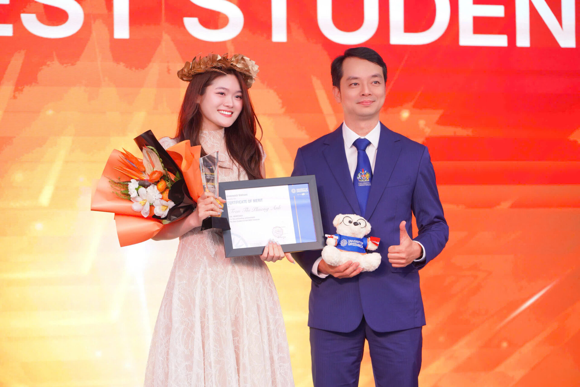 Cô Phương Anh đang theo học để lấy tấm bằng Thạc sĩ Quản trị Kinh doanh Toàn cầu (MBA Global) tại Greenwich Việt Nam
