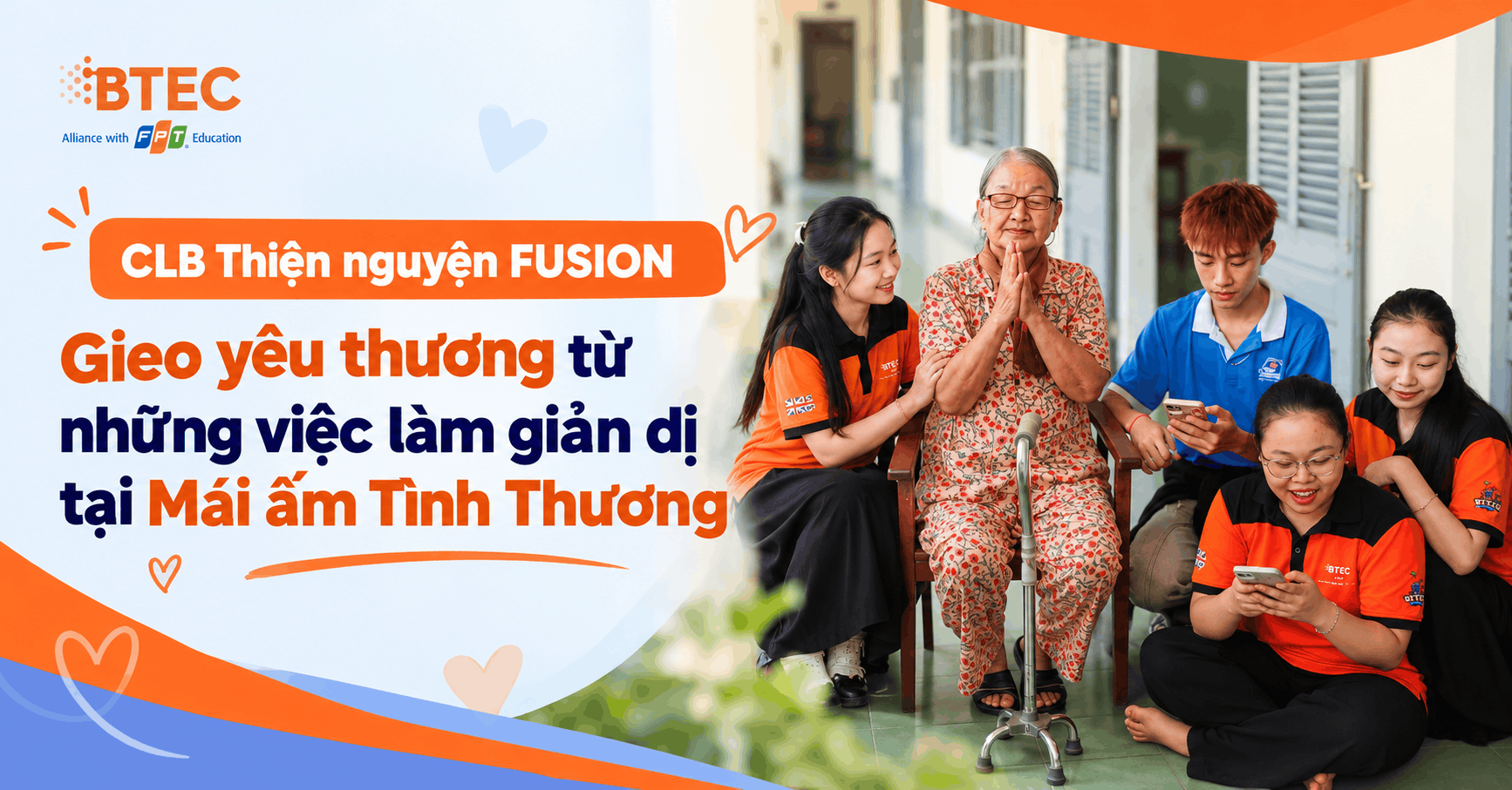CLB Thien nguyen FUSION Gieo yeu thuong tu nhung viec lam gian di tai Mai am Tinh Thuong