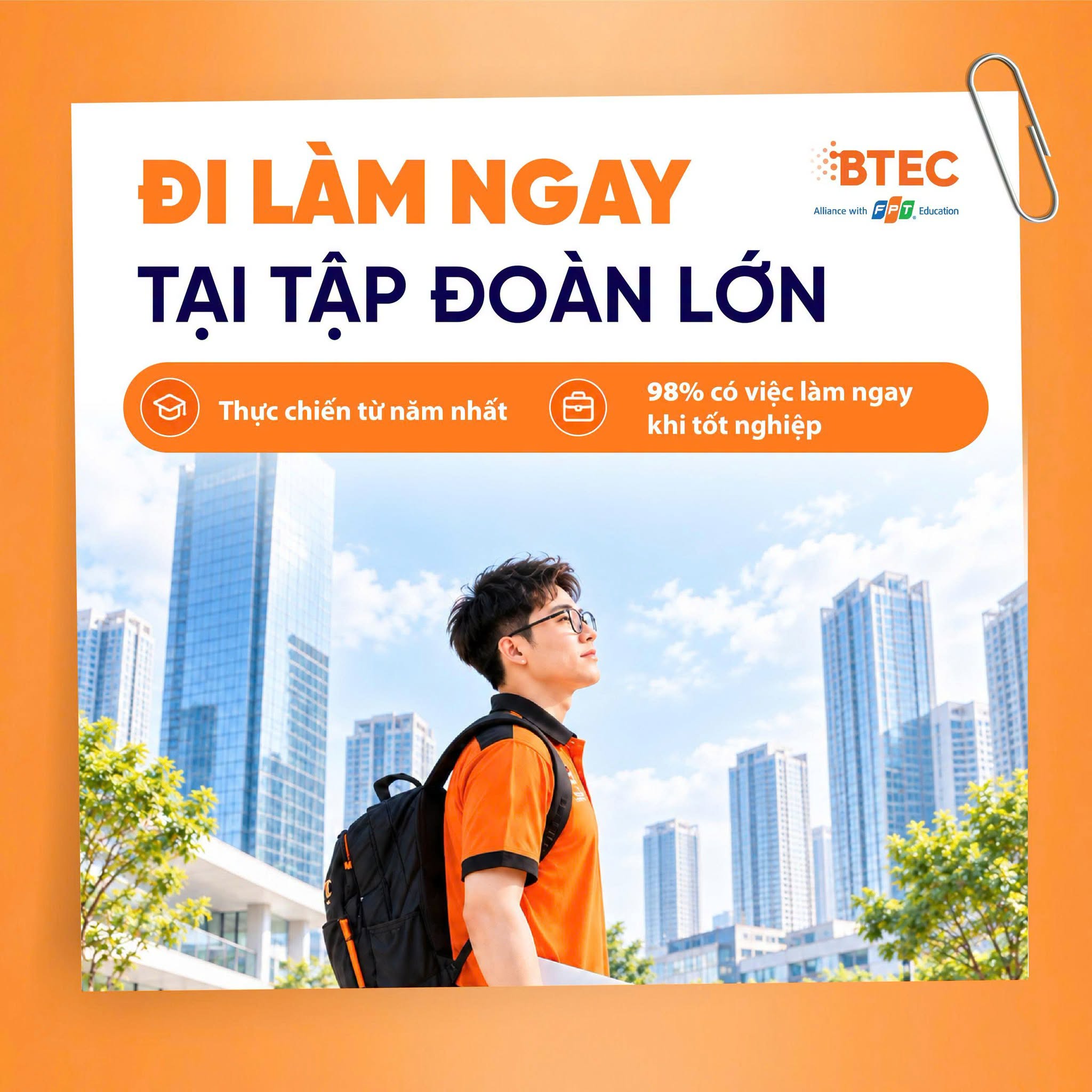 Sinh viên có thể đi làm ngay sau tốt nghiệp