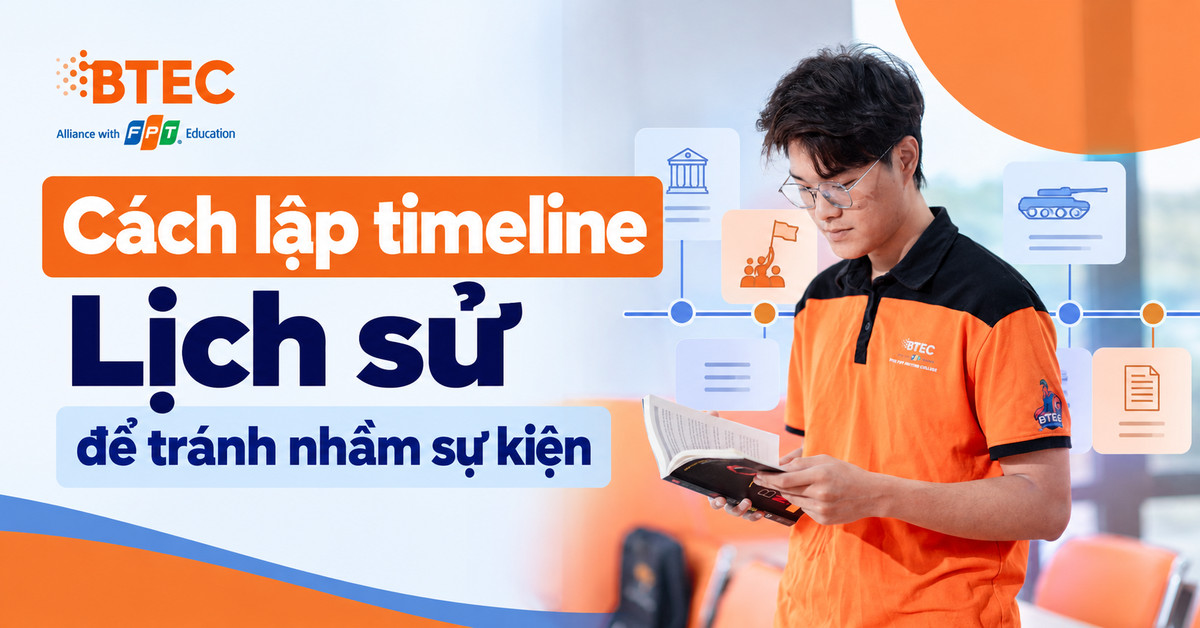 Hướng dẫn cách lập timeline Lịch sử khoa học, sắp xếp các sự kiện theo trình tự thời gian và ghi nhớ những mốc quan trọng, giúp học sinh ôn tập hiệu quả, tránh nhầm lẫn khi làm bài thi.
