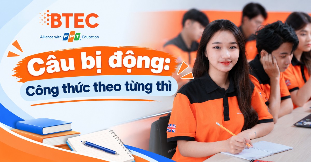 Câu bị động: Công thức theo từng thì