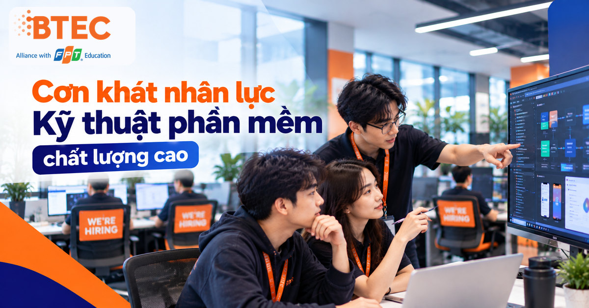 Cơn khát nhân lực Kỹ thuật phần mềm chất lượng cao
