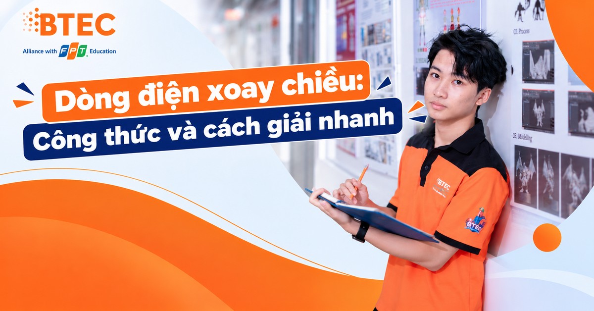 dong dien xoay chieu cong thuc va cach giai nhanh
