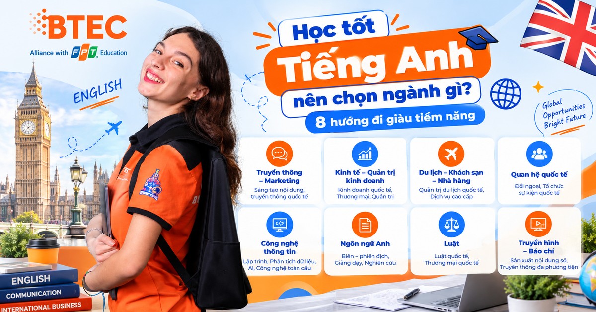 Học tốt Tiếng Anh nên chọn ngành gì? 8 hướng đi giàu tiềm năng