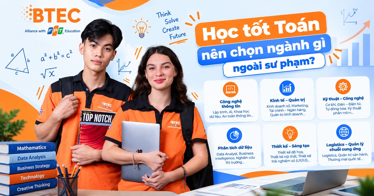 Học tốt Toán nên chọn ngành gì ngoài sư phạm?