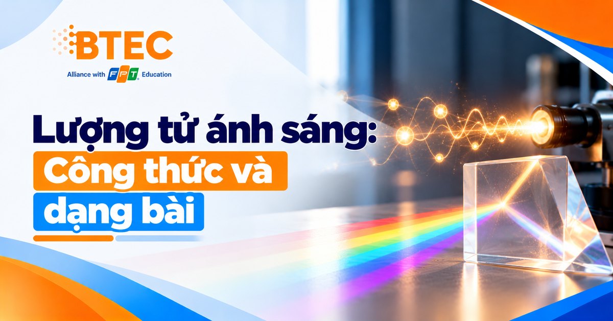 Tổng hợp công thức lượng tử ánh sáng, năng lượng photon, hiện tượng quang điện và các dạng bài tập trọng tâm giúp học sinh ôn tập Vật lý hiệu quả.