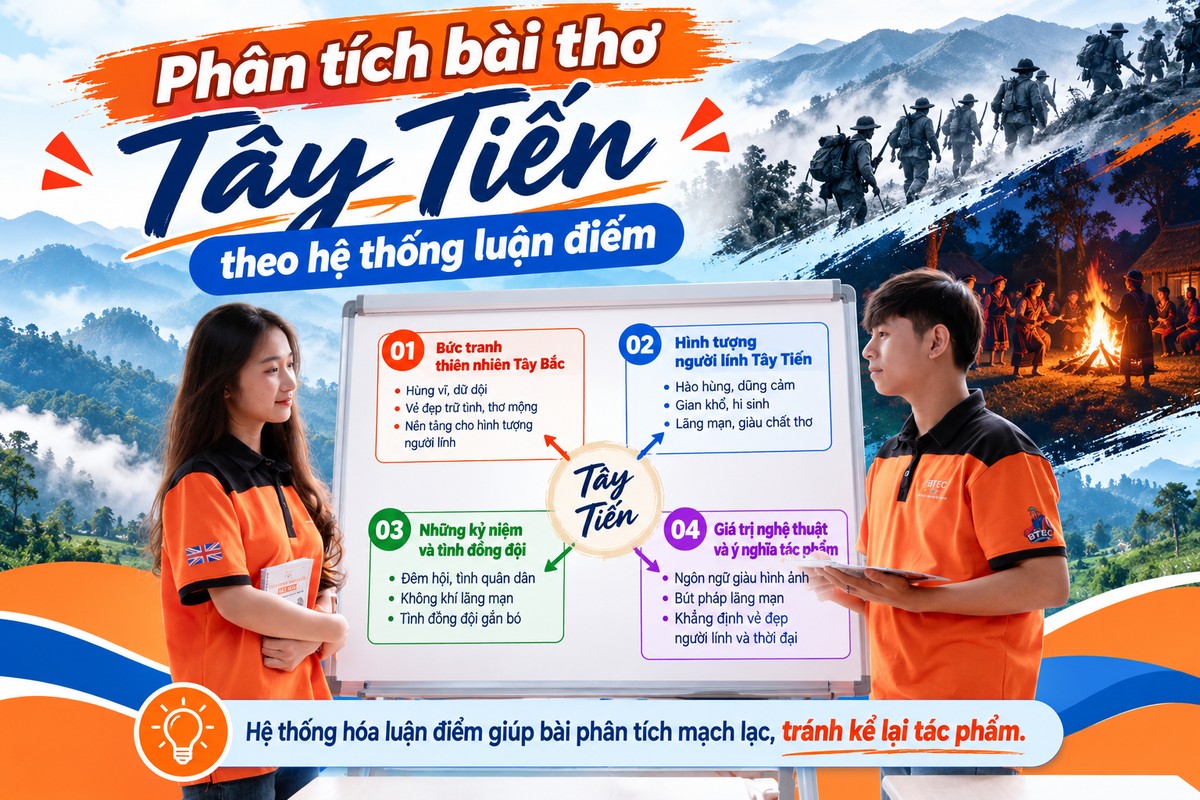 Phân tích bài thơ Tây Tiến theo hệ thống luận điểm với bốn luận điểm chính hệ thống bốn luận điểm chính khi phân tích bài thơ Tây Tiến, giúp bài viết mạch lạc và tránh kể lại tác phẩm.