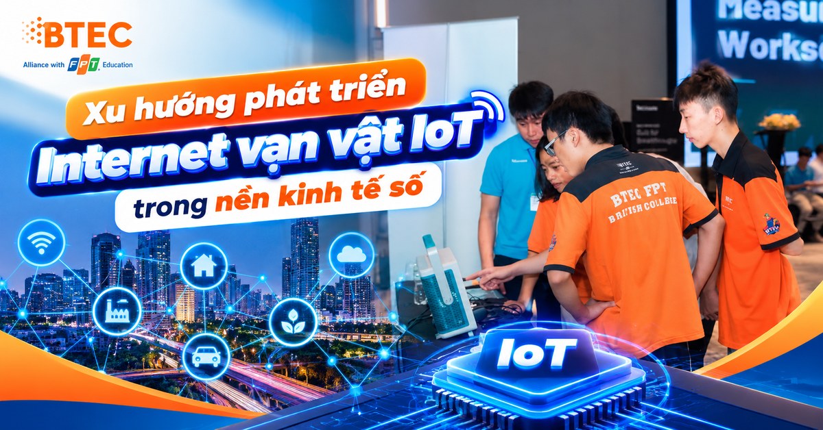 Xu hướng phát triển Internet vạn vật IoT trong nền kinh tế số